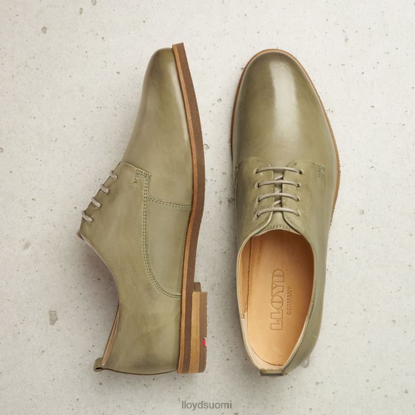 kenkiä LLOYD pitsit sileä nahka puolikengät vihreä naiset 2N8DX1098