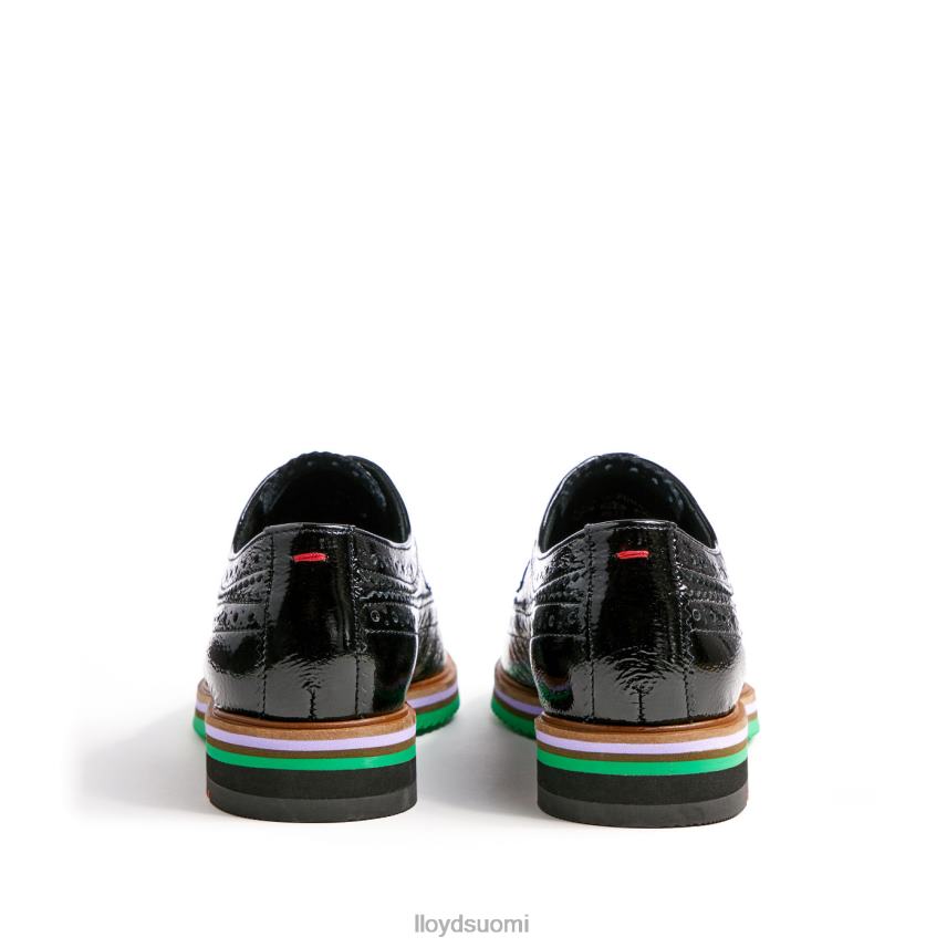 kenkiä LLOYD rogh-nahkainen pitsipuolikengät musta naiset 2N8DX1068