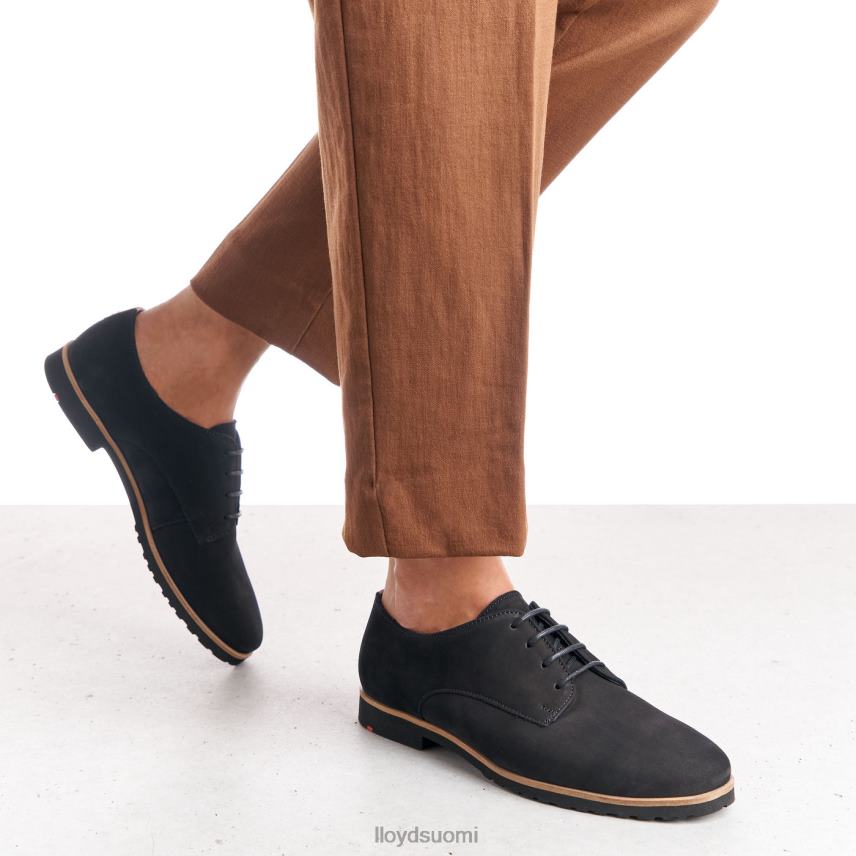 kenkiä LLOYD rogh-nahkainen pitsipuolikengät musta naiset 2N8DX1071