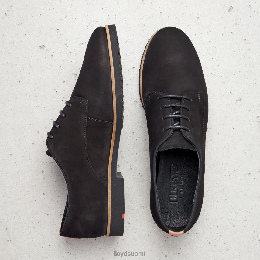 kenkiä LLOYD rogh-nahkainen pitsipuolikengät musta naiset 2N8DX1071