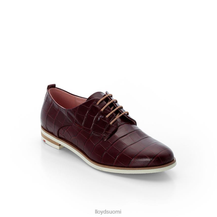 kenkiä LLOYD rogh-nahkainen pitsipuolikengät punainen naiset 2N8DX1092
