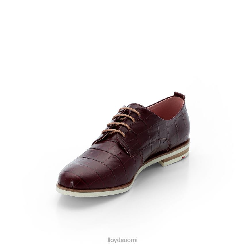 kenkiä LLOYD rogh-nahkainen pitsipuolikengät punainen naiset 2N8DX1092