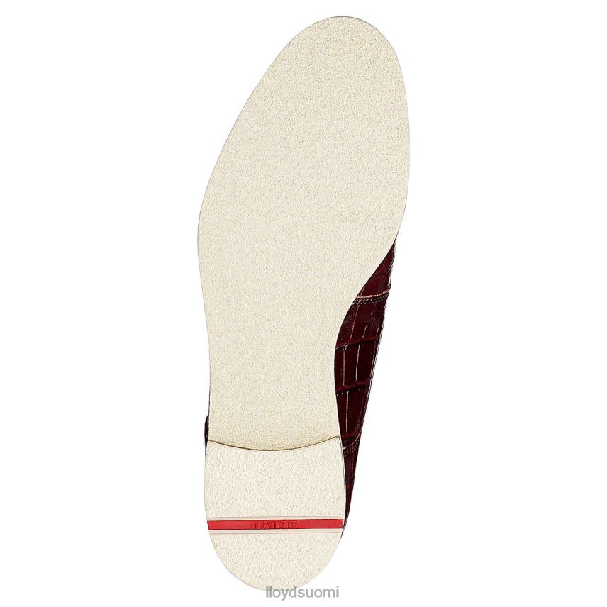kenkiä LLOYD rogh-nahkainen pitsipuolikengät punainen naiset 2N8DX1092