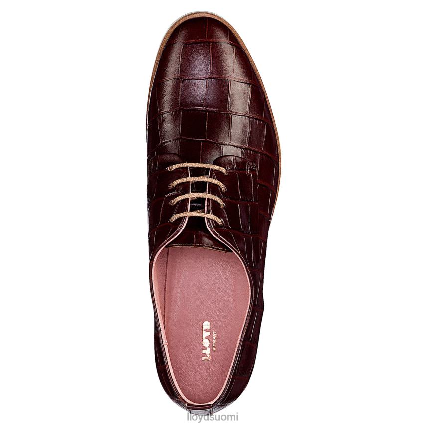 kenkiä LLOYD rogh-nahkainen pitsipuolikengät ruskea naiset 2N8DX1091