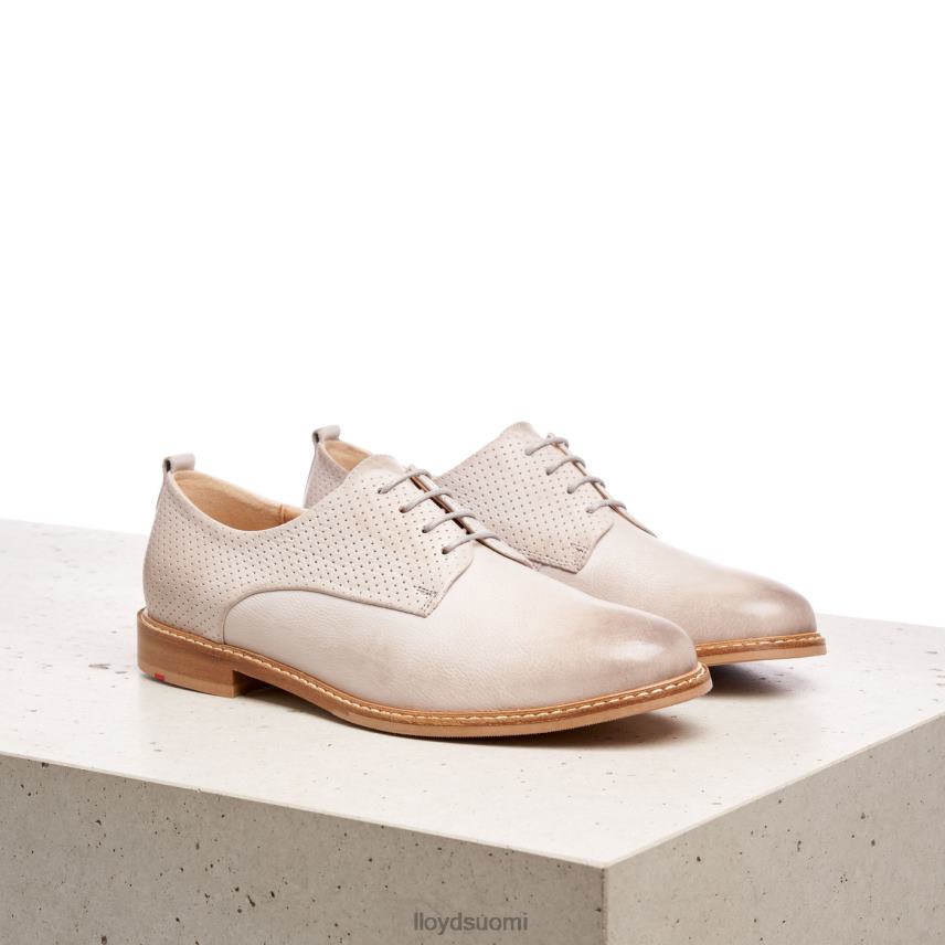 kenkiä LLOYD sileä nahka pitsipuolikengät harmaa naiset 2N8DX1190