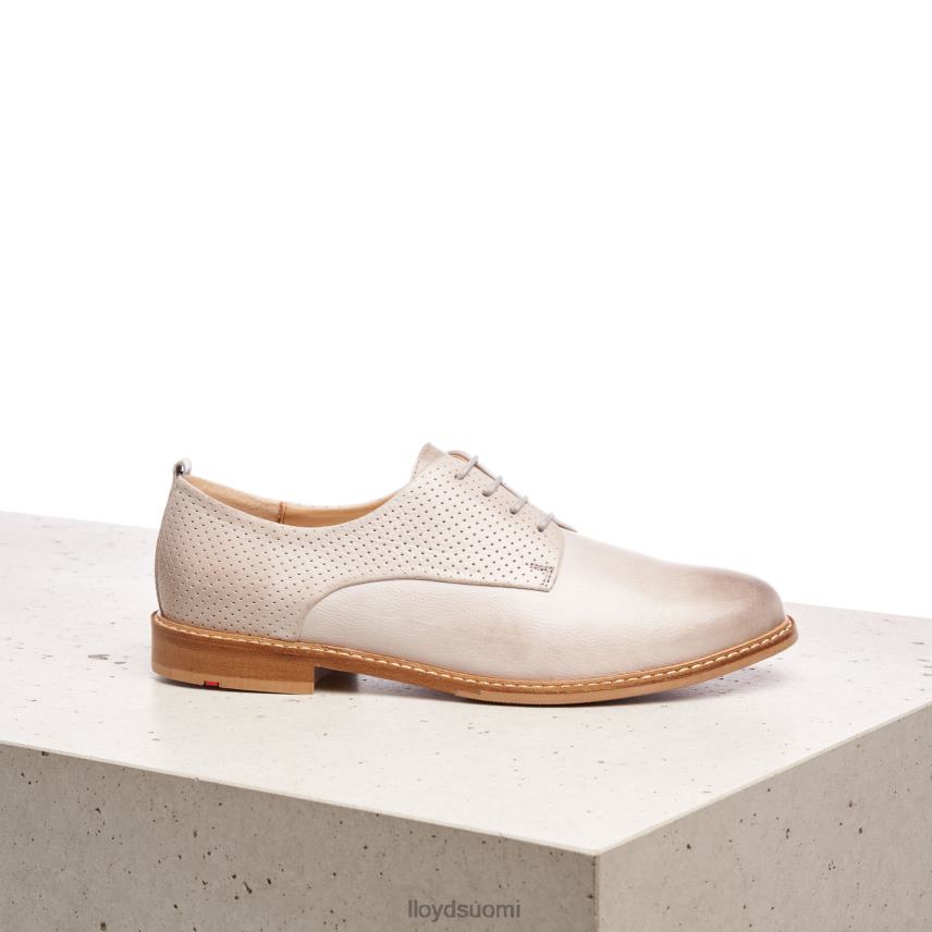 kenkiä LLOYD sileä nahka pitsipuolikengät harmaa naiset 2N8DX1190