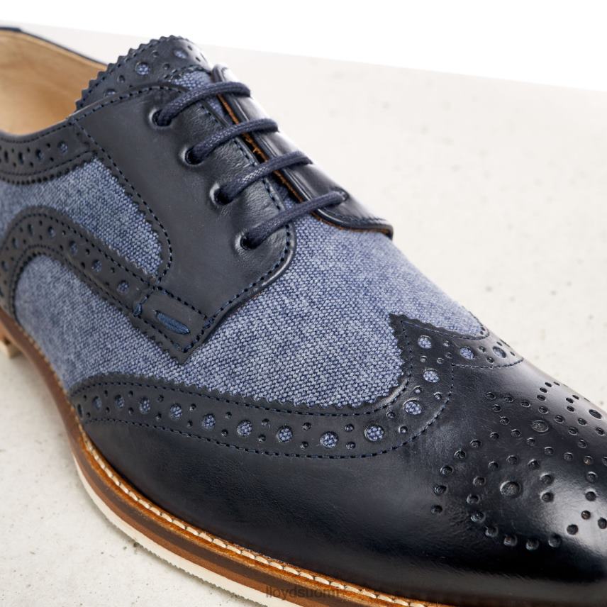 kenkiä LLOYD sileä nahka pitsipuolikengät sininen naiset 2N8DX1086