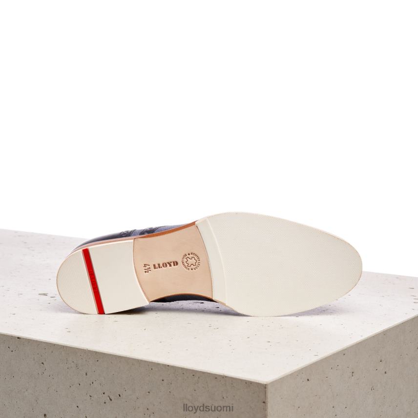 kenkiä LLOYD sileä nahka pitsipuolikengät sininen naiset 2N8DX1086