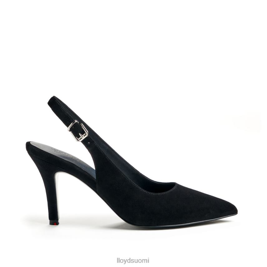 kenkiä LLOYD karkea nahka pumput musta naiset 2N8DX1012