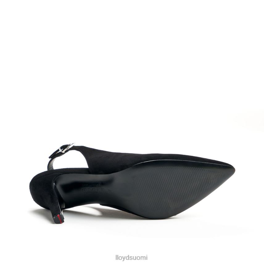 kenkiä LLOYD karkea nahka pumput musta naiset 2N8DX1012