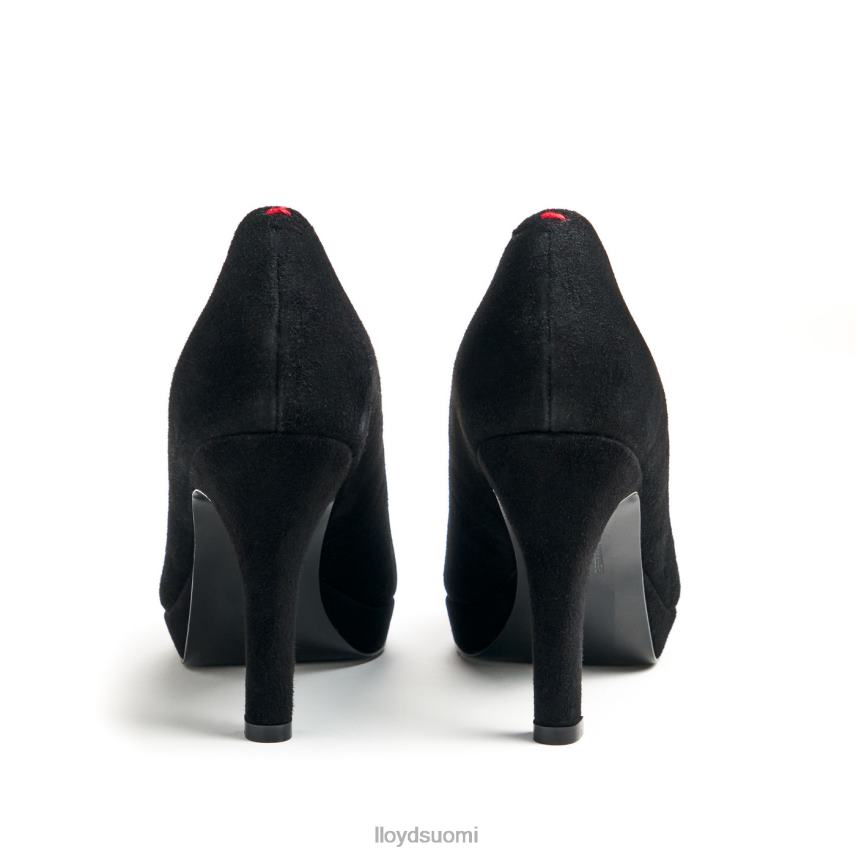 kenkiä LLOYD karkea nahka pumput musta naiset 2N8DX1016