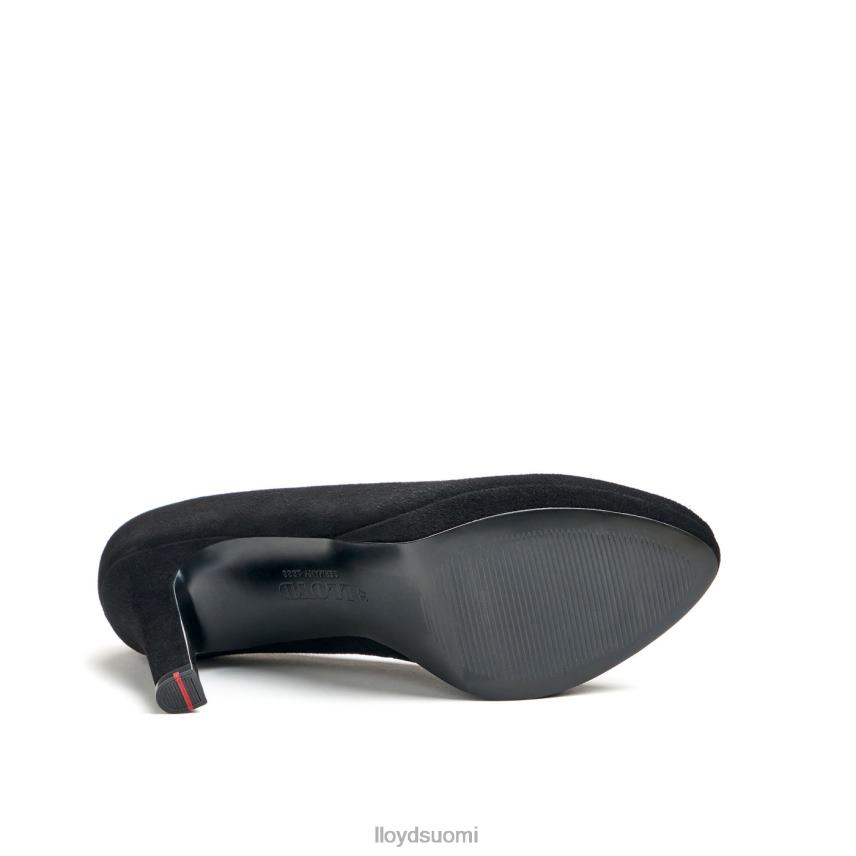 kenkiä LLOYD karkea nahka pumput musta naiset 2N8DX1016