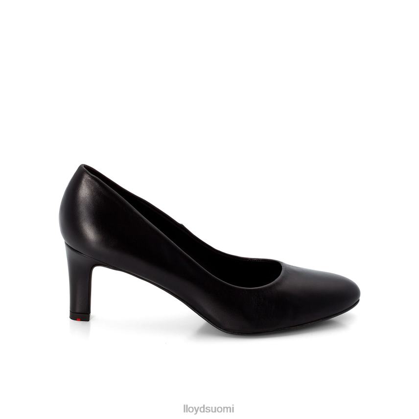 kenkiä LLOYD sileät nahkaiset pumput musta naiset 2N8DX1007