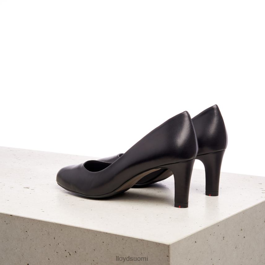 kenkiä LLOYD sileät nahkaiset pumput musta naiset 2N8DX1007