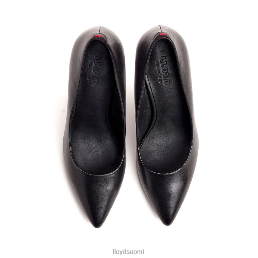 kenkiä LLOYD sileät nahkaiset pumput musta naiset 2N8DX1014