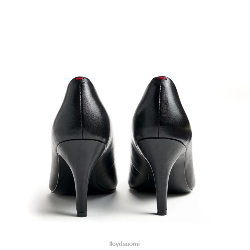 kenkiä LLOYD sileät nahkaiset pumput musta naiset 2N8DX1014