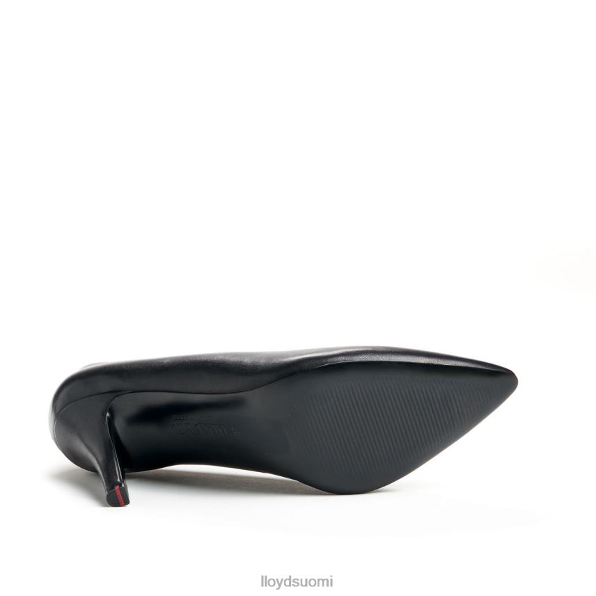 kenkiä LLOYD sileät nahkaiset pumput musta naiset 2N8DX1014