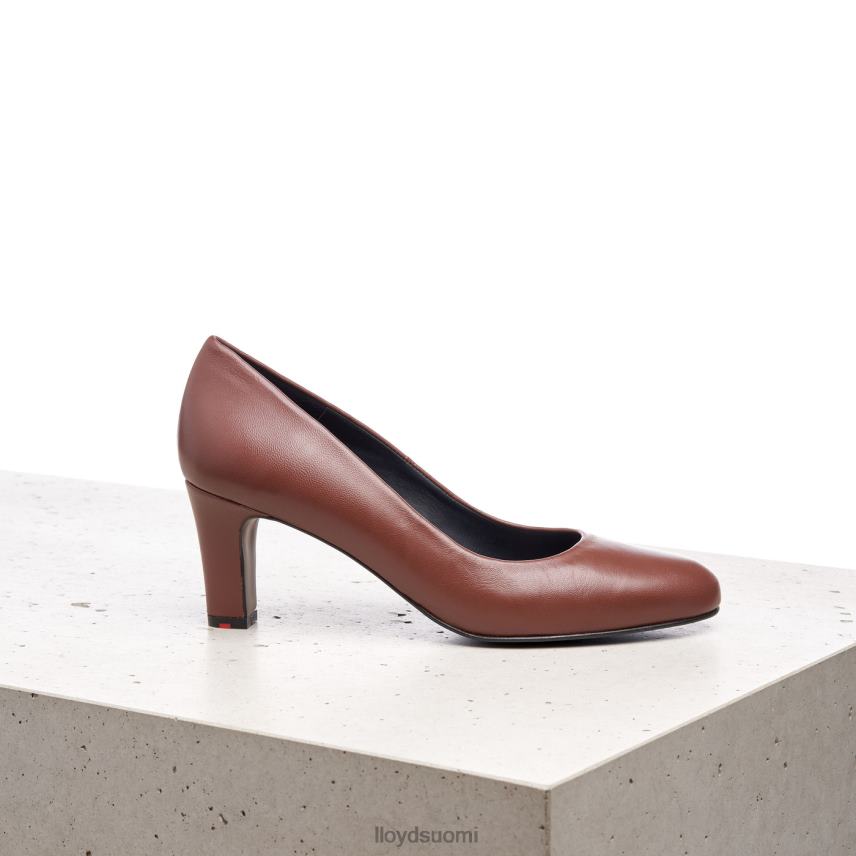 kenkiä LLOYD sileät nahkaiset pumput ruskea naiset 2N8DX1050