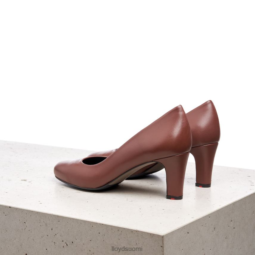 kenkiä LLOYD sileät nahkaiset pumput ruskea naiset 2N8DX1050
