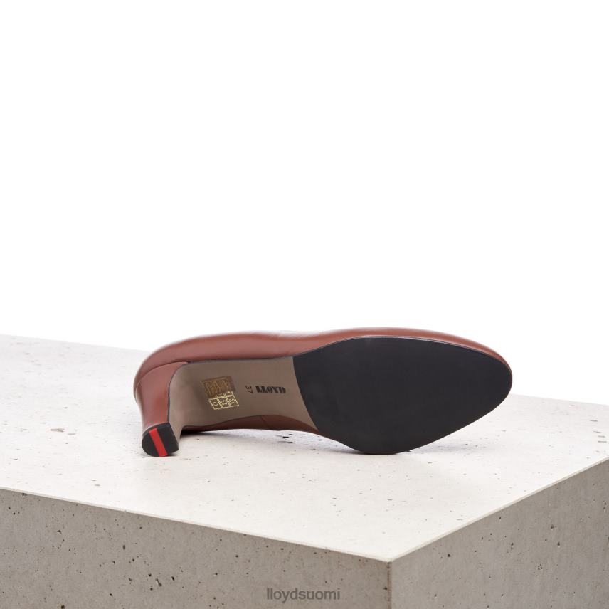 kenkiä LLOYD sileät nahkaiset pumput ruskea naiset 2N8DX1050