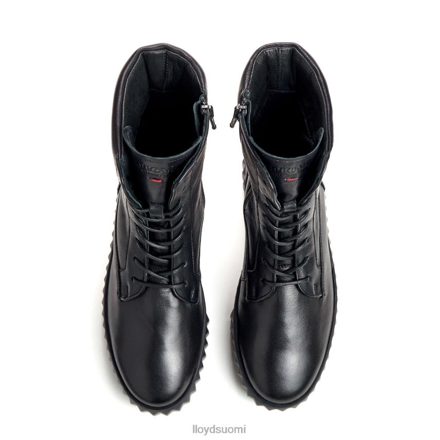 kenkiä LLOYD Kevyt pohjallinen sileä nahkanilkkurit musta naiset 2N8DX887