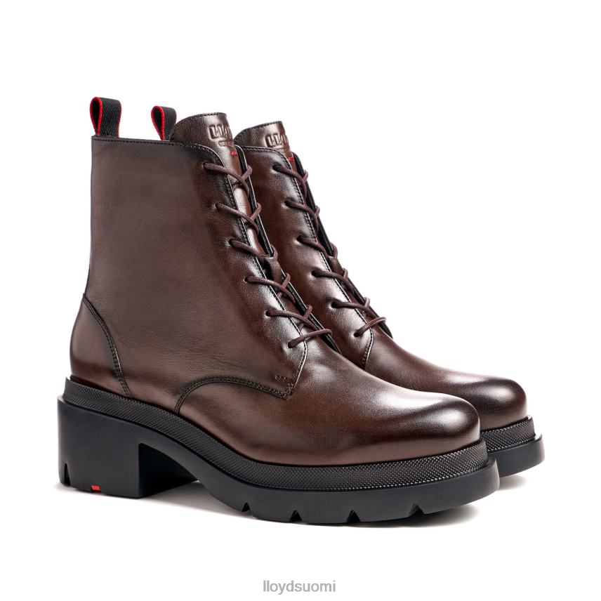 kenkiä LLOYD Kevyt pohjallinen sileä nahkanilkkurit ruskea naiset 2N8DX907