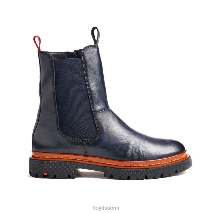 kenkiä LLOYD Kevyt pohjallinen sileä nahkanilkkurit sininen naiset 2N8DX912