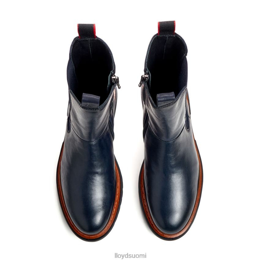 kenkiä LLOYD Kevyt pohjallinen sileä nahkanilkkurit sininen naiset 2N8DX912