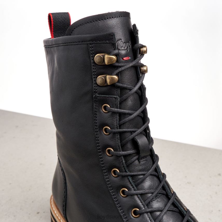 kenkiä LLOYD extrakevyet pohjalliset nahkaiset nilkkurit musta naiset 2N8DX957