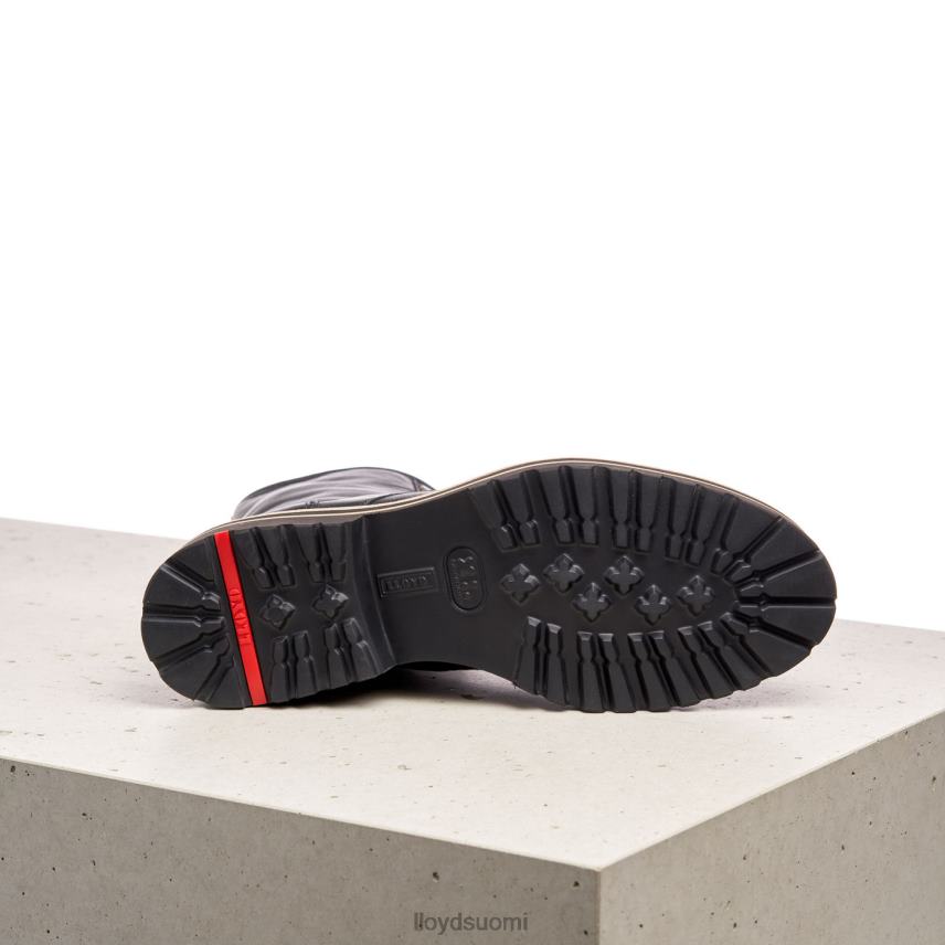 kenkiä LLOYD extrakevyet pohjalliset nahkaiset nilkkurit musta naiset 2N8DX957