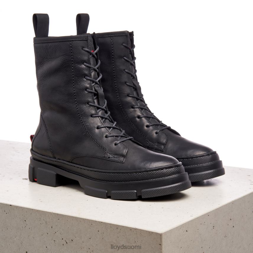 kenkiä LLOYD extrakevyet pohjalliset nahkaiset nilkkurit musta naiset 2N8DX965