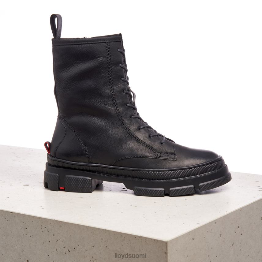 kenkiä LLOYD extrakevyet pohjalliset nahkaiset nilkkurit musta naiset 2N8DX965