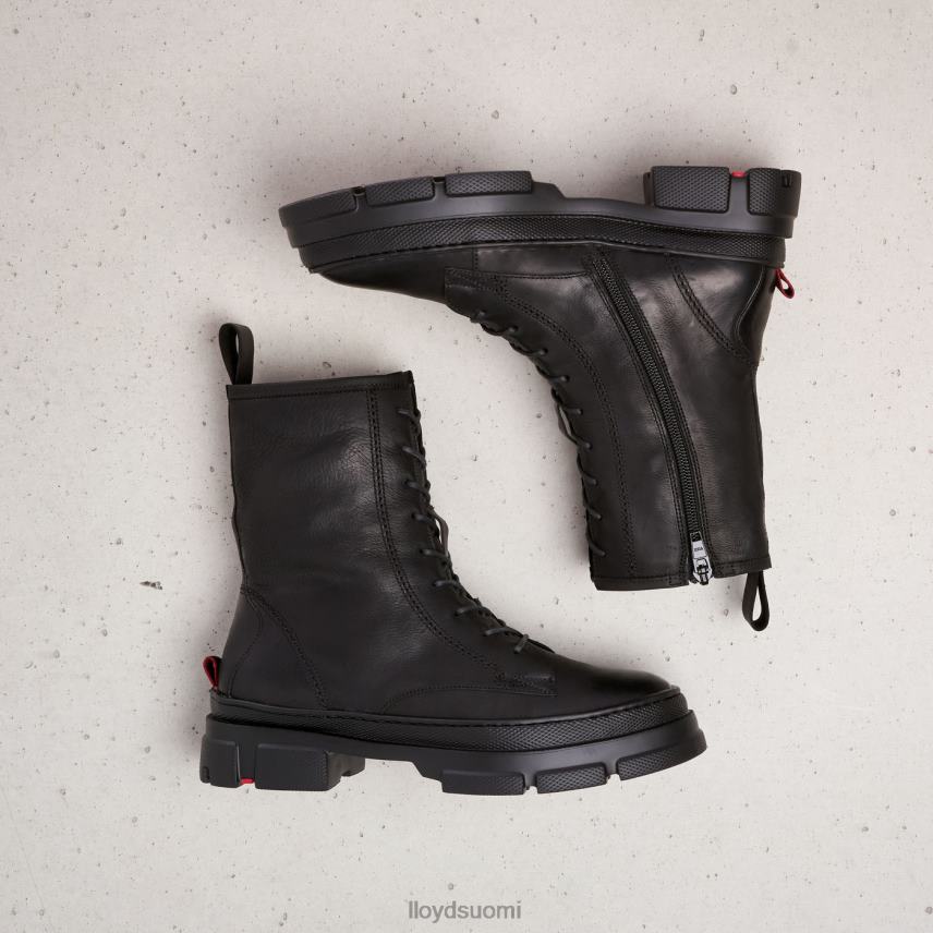 kenkiä LLOYD extrakevyet pohjalliset nahkaiset nilkkurit musta naiset 2N8DX965