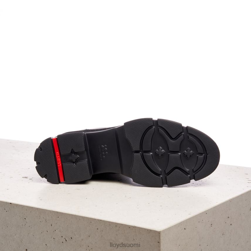 kenkiä LLOYD extrakevyet pohjalliset nahkaiset nilkkurit musta naiset 2N8DX965