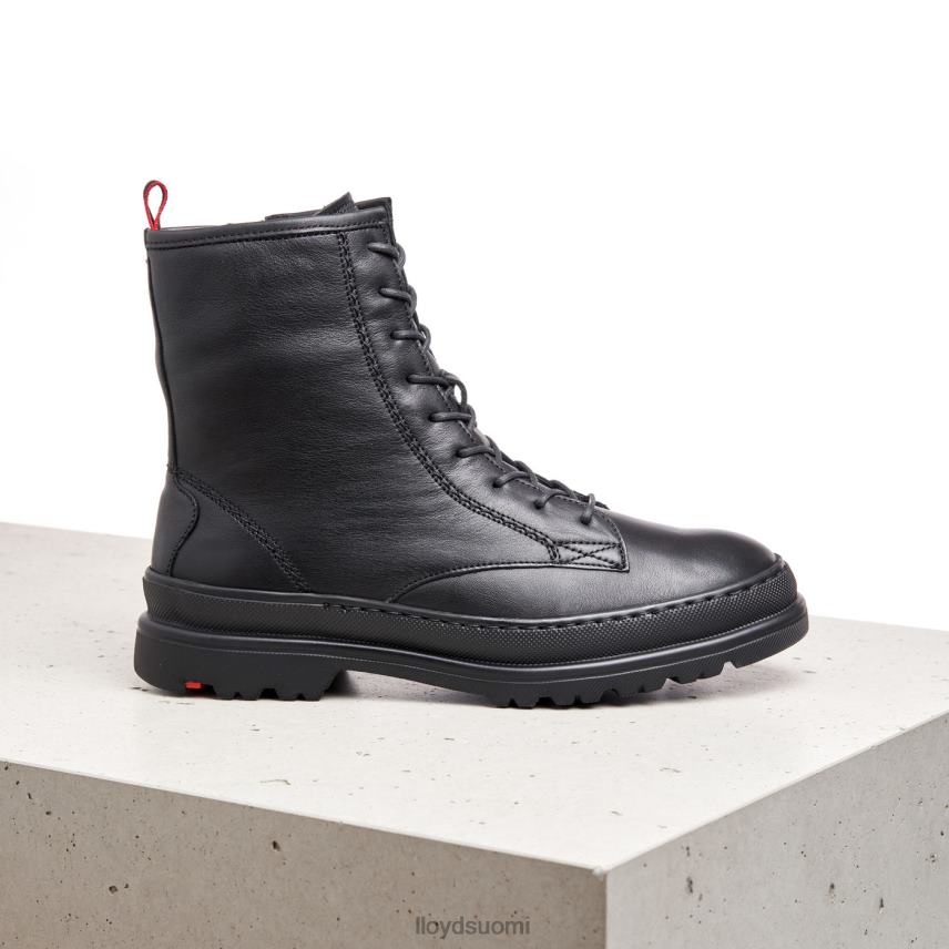 kenkiä LLOYD extrakevyet pohjalliset nahkaiset nilkkurit musta naiset 2N8DX974