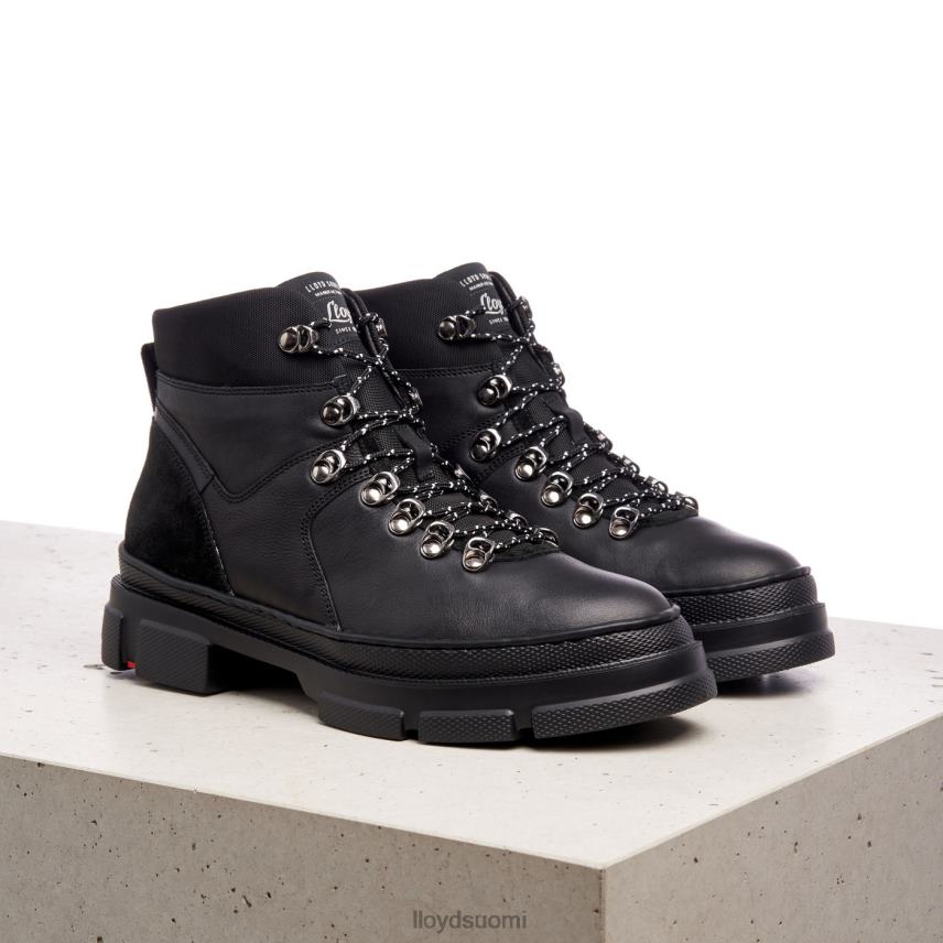 kenkiä LLOYD extrakevyet pohjalliset nahkaiset nilkkurit musta naiset 2N8DX988