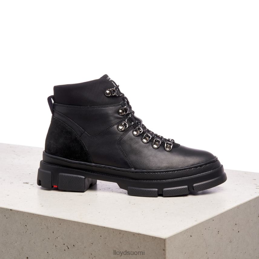 kenkiä LLOYD extrakevyet pohjalliset nahkaiset nilkkurit musta naiset 2N8DX988