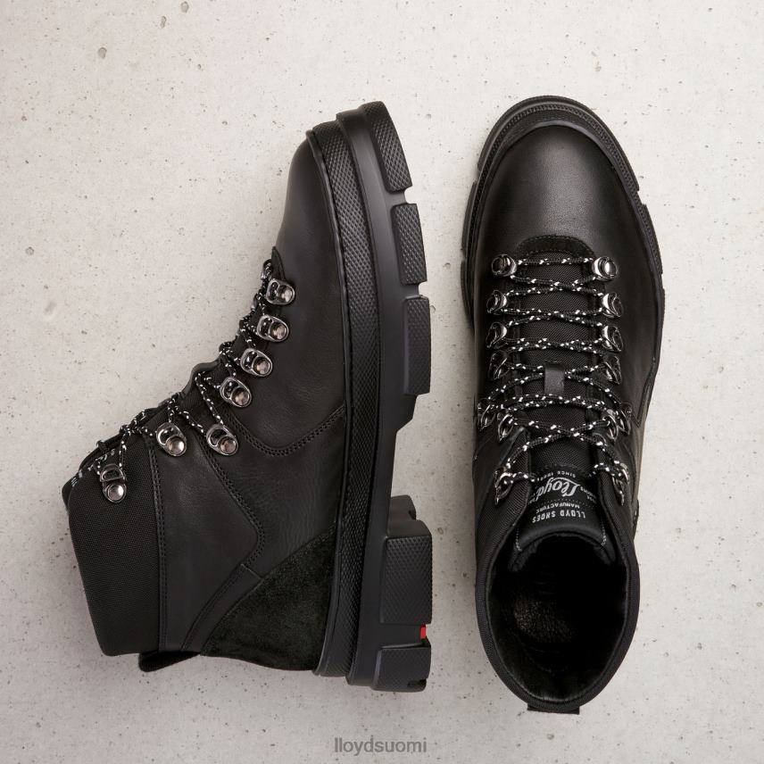 kenkiä LLOYD extrakevyet pohjalliset nahkaiset nilkkurit musta naiset 2N8DX988