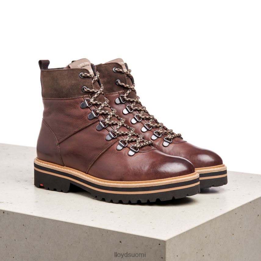 kenkiä LLOYD extrakevyet pohjalliset nahkaiset nilkkurit ruskea naiset 2N8DX1003
