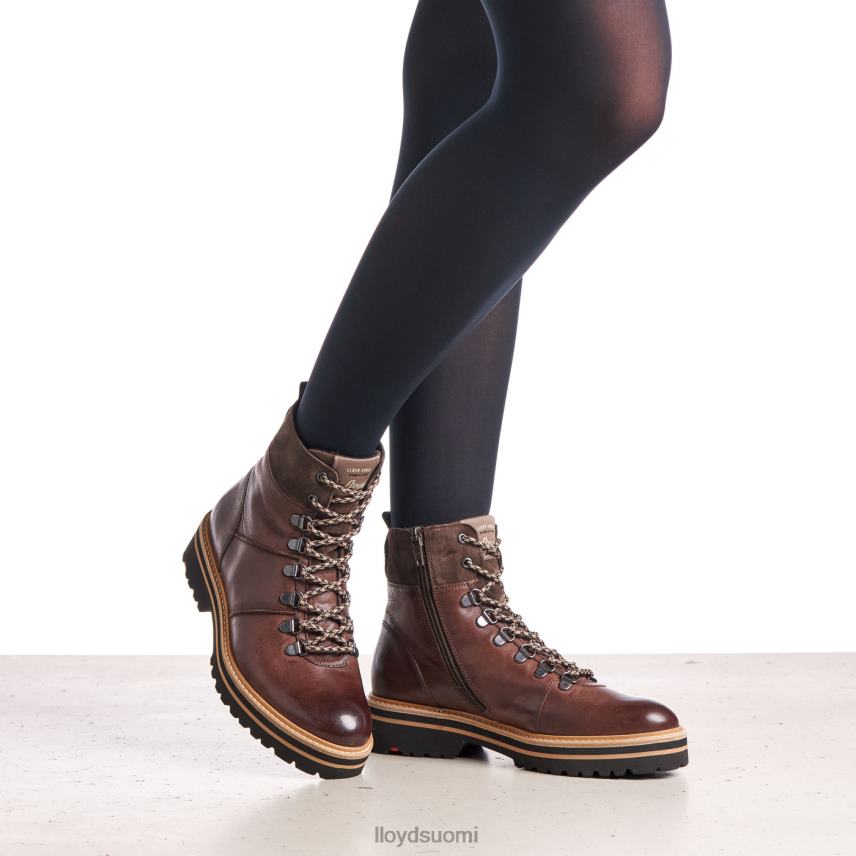 kenkiä LLOYD extrakevyet pohjalliset nahkaiset nilkkurit ruskea naiset 2N8DX1003