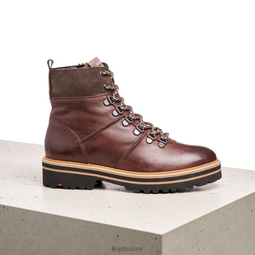 kenkiä LLOYD extrakevyet pohjalliset nahkaiset nilkkurit ruskea naiset 2N8DX1003