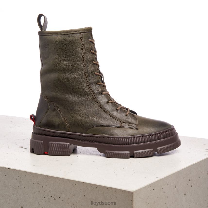 kenkiä LLOYD extrakevyet pohjalliset nahkaiset nilkkurit vihreä naiset 2N8DX973