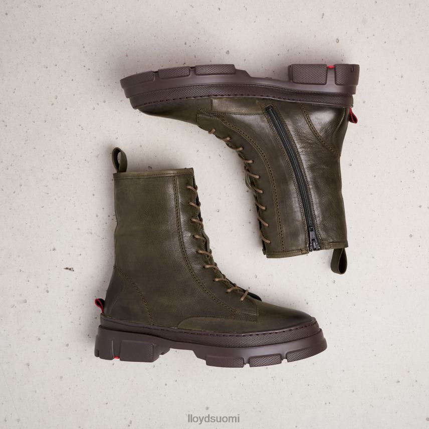 kenkiä LLOYD extrakevyet pohjalliset nahkaiset nilkkurit vihreä naiset 2N8DX973