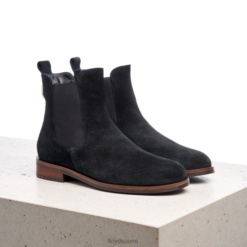 kenkiä LLOYD karkeat nahkaiset nilkkurit musta naiset 2N8DX975