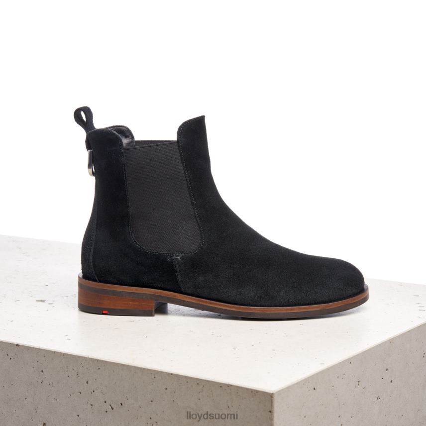 kenkiä LLOYD karkeat nahkaiset nilkkurit musta naiset 2N8DX975