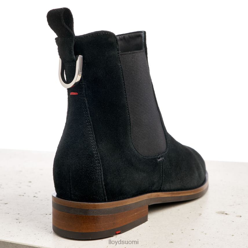 kenkiä LLOYD karkeat nahkaiset nilkkurit musta naiset 2N8DX975