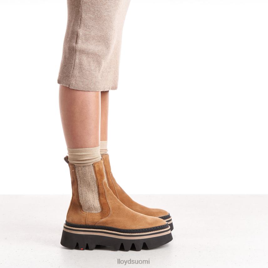kenkiä LLOYD karkeat nahkaiset nilkkurit ruskea naiset 2N8DX946