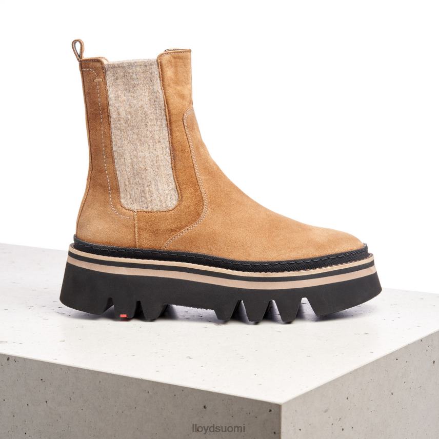 kenkiä LLOYD karkeat nahkaiset nilkkurit ruskea naiset 2N8DX946