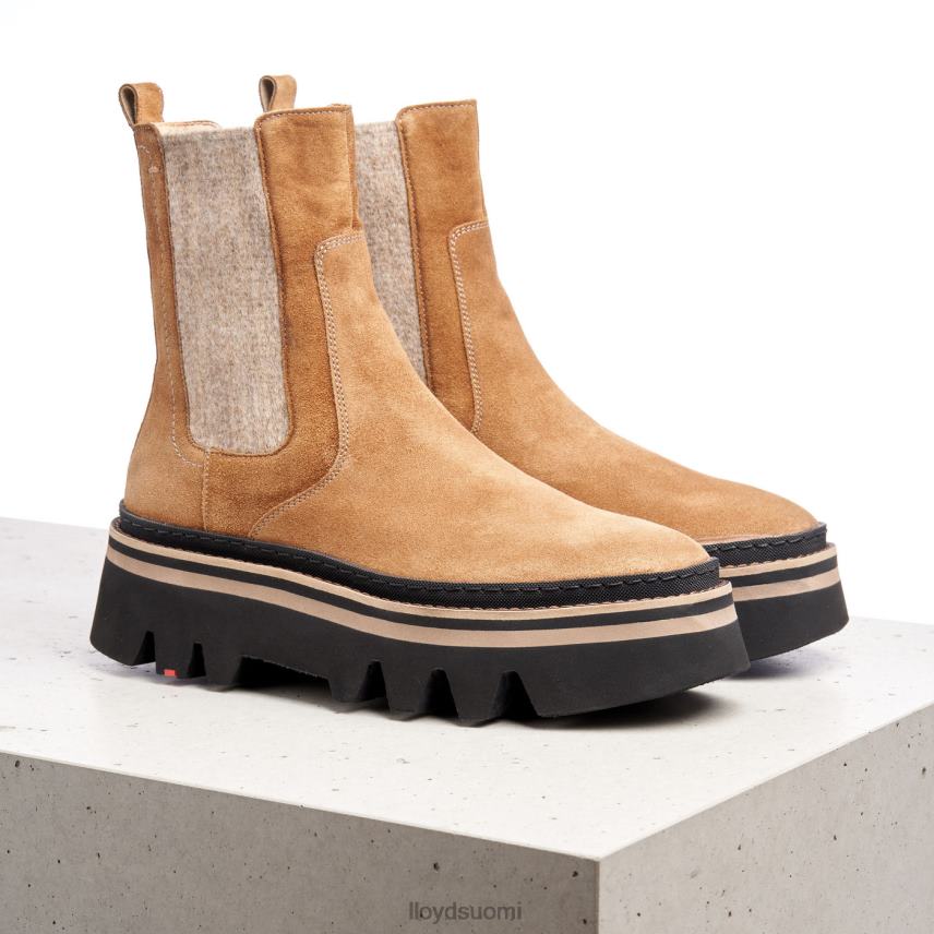 kenkiä LLOYD karkeat nahkaiset nilkkurit ruskea naiset 2N8DX946