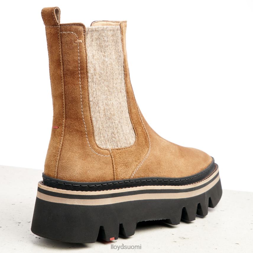 kenkiä LLOYD karkeat nahkaiset nilkkurit ruskea naiset 2N8DX946